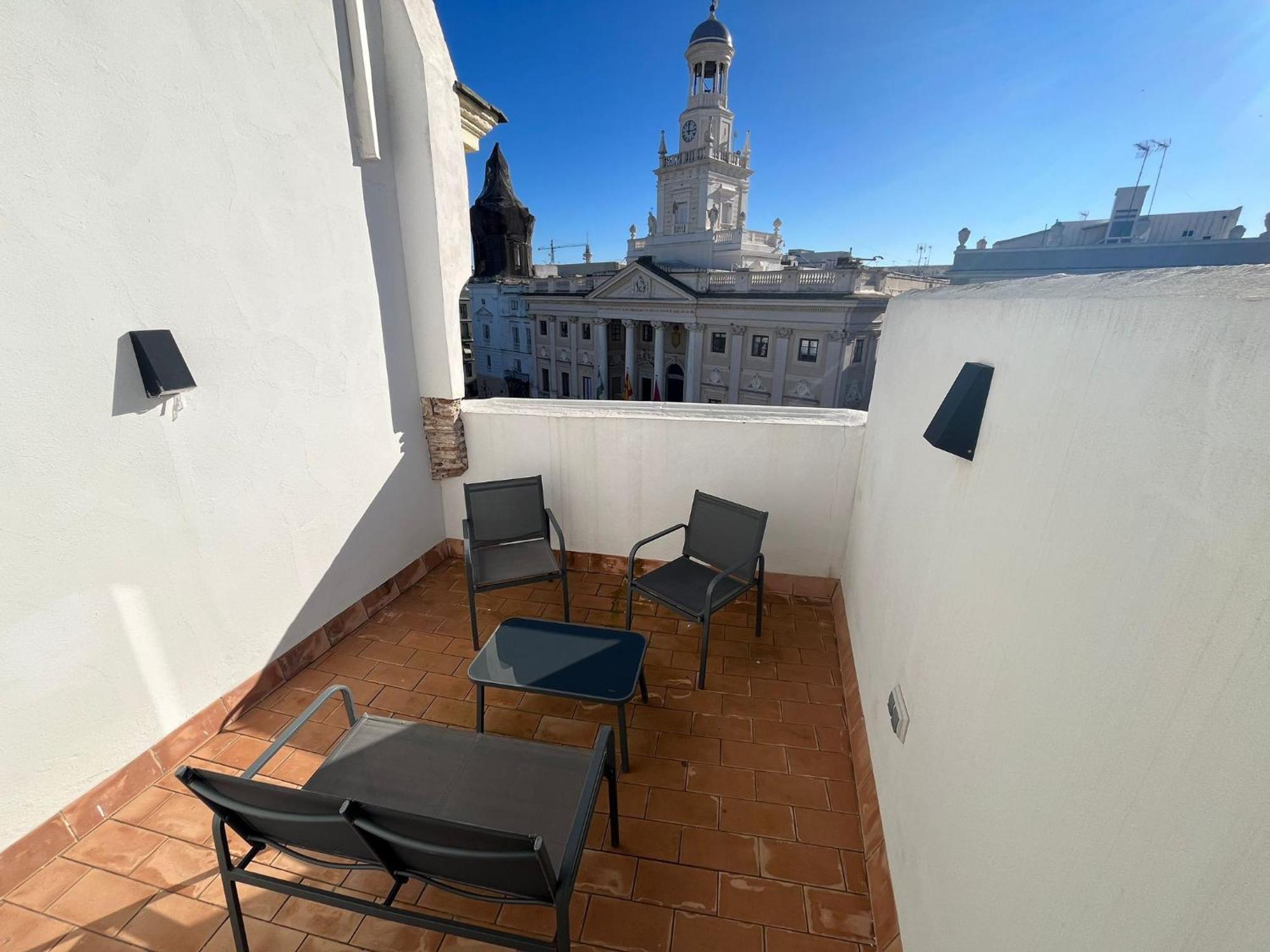 Penthouse La Plaza En Cadiz Centro Grupo Ac Gestion Daire Dış mekan fotoğraf