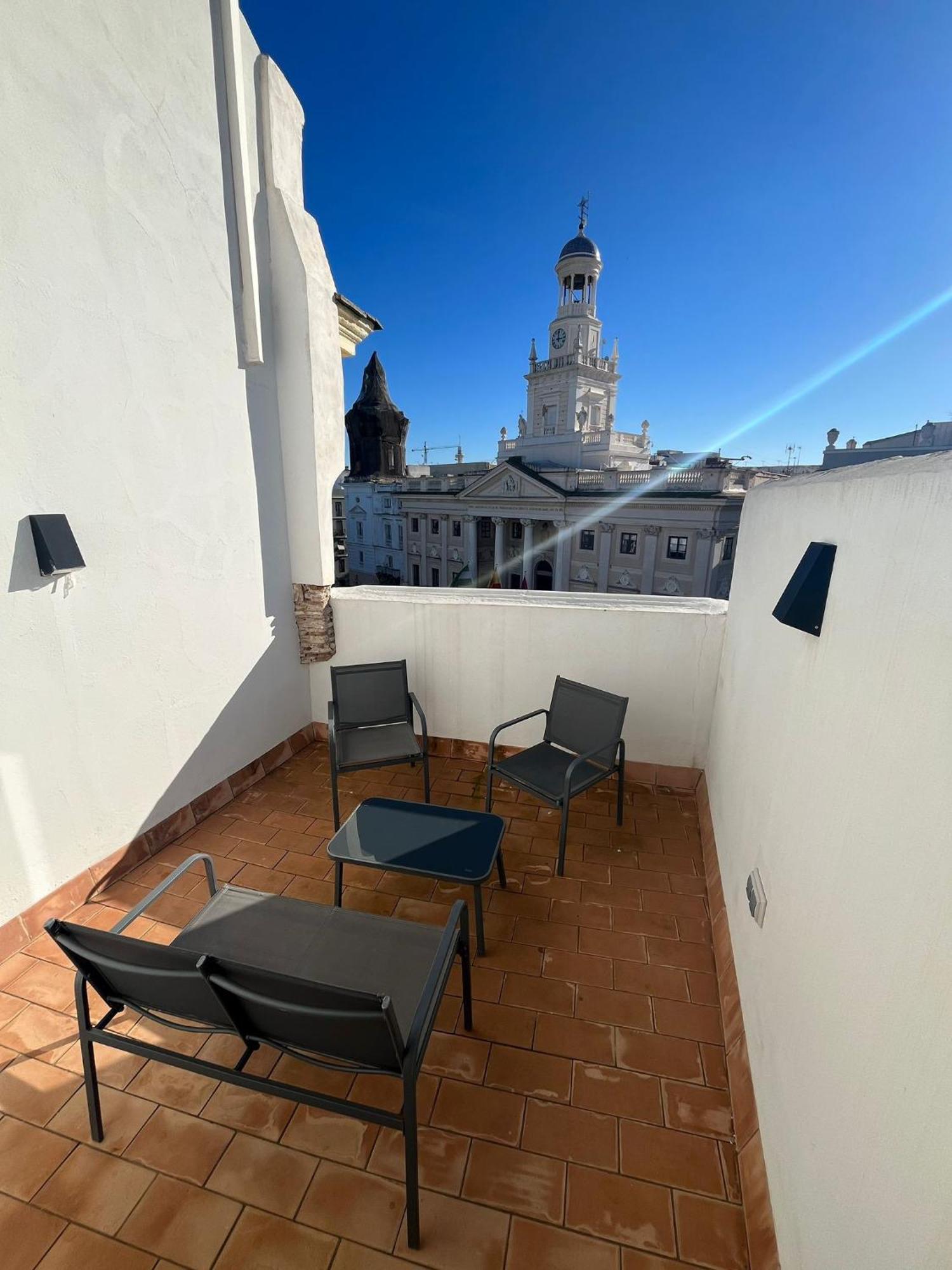 Penthouse La Plaza En Cadiz Centro Grupo Ac Gestion Daire Dış mekan fotoğraf