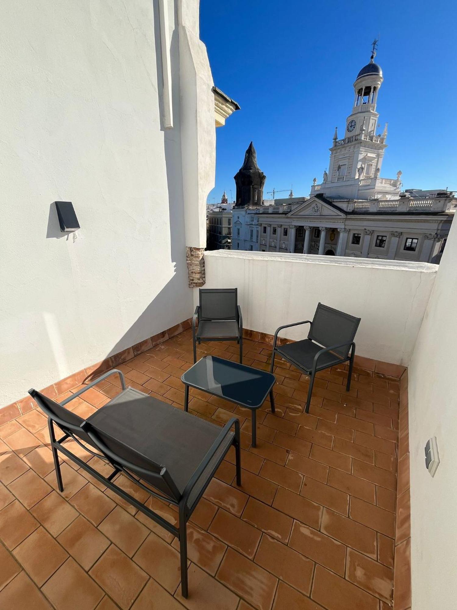 Penthouse La Plaza En Cadiz Centro Grupo Ac Gestion Daire Dış mekan fotoğraf